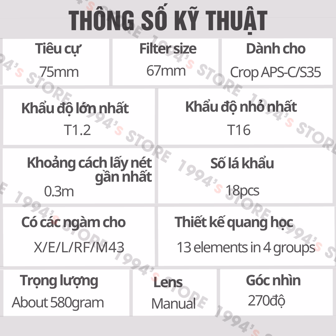 Ống kính Cine giá rẻ cho content creator