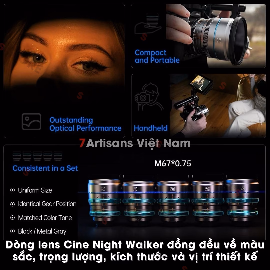 Sirui Night Walker 75mm cho Fujifilm