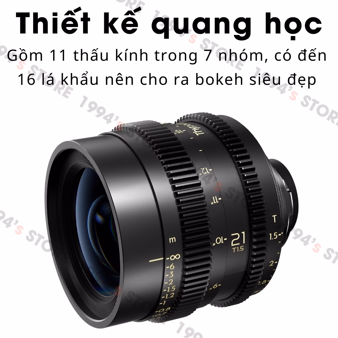 Ống kính Cine Thypoch 21mm cho Full-Frame