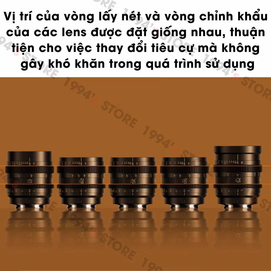 Lens quay phim 21mm cho máy ảnh