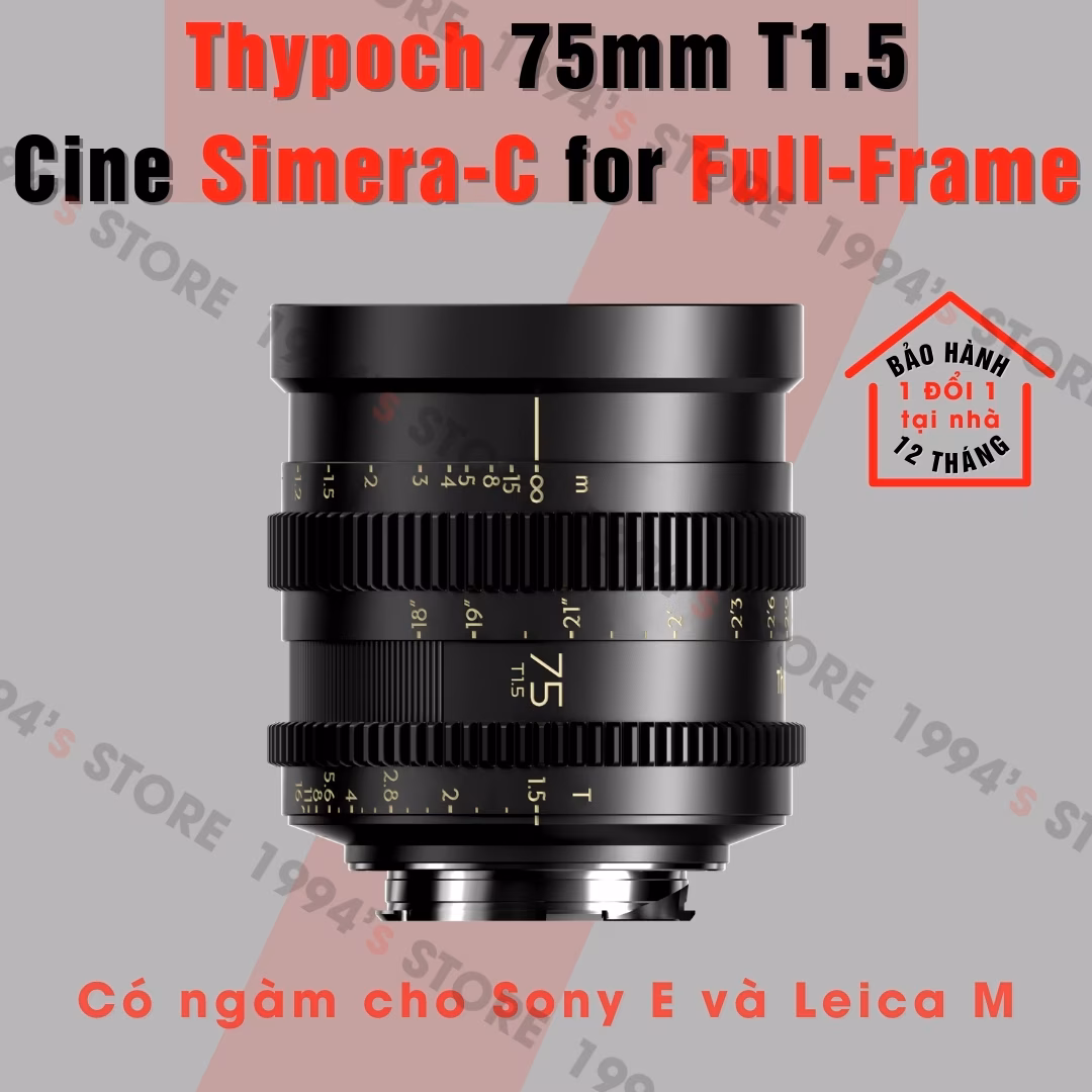 Thypoch Simera-C 75mm T1.5 Cine