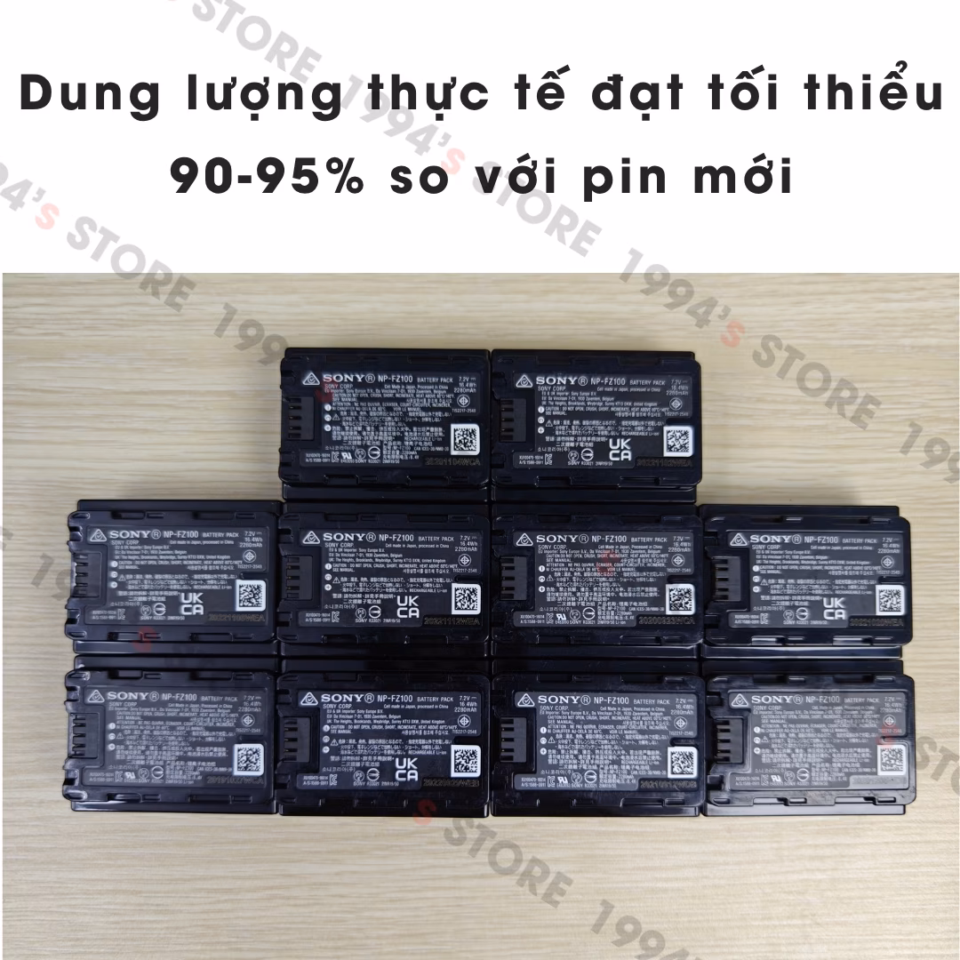 Pin Sony NP-FZ100 DATE 2023 – 2024 chính hãng - Bảo hành 6 tháng 1 ĐỔI 1