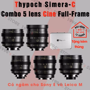 Bộ 5 lens Cine Thypoch Simera-C 21/28/35/50/75mm (Leica M / Sony E)