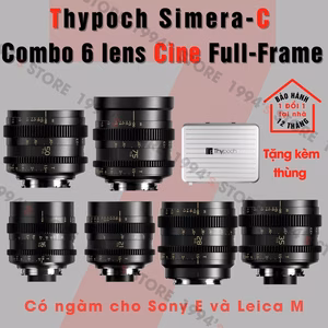 Bộ 6 lens Cine Thypoch Simera-C 16/21/28/35/50/75mm (Leica M / Sony E)