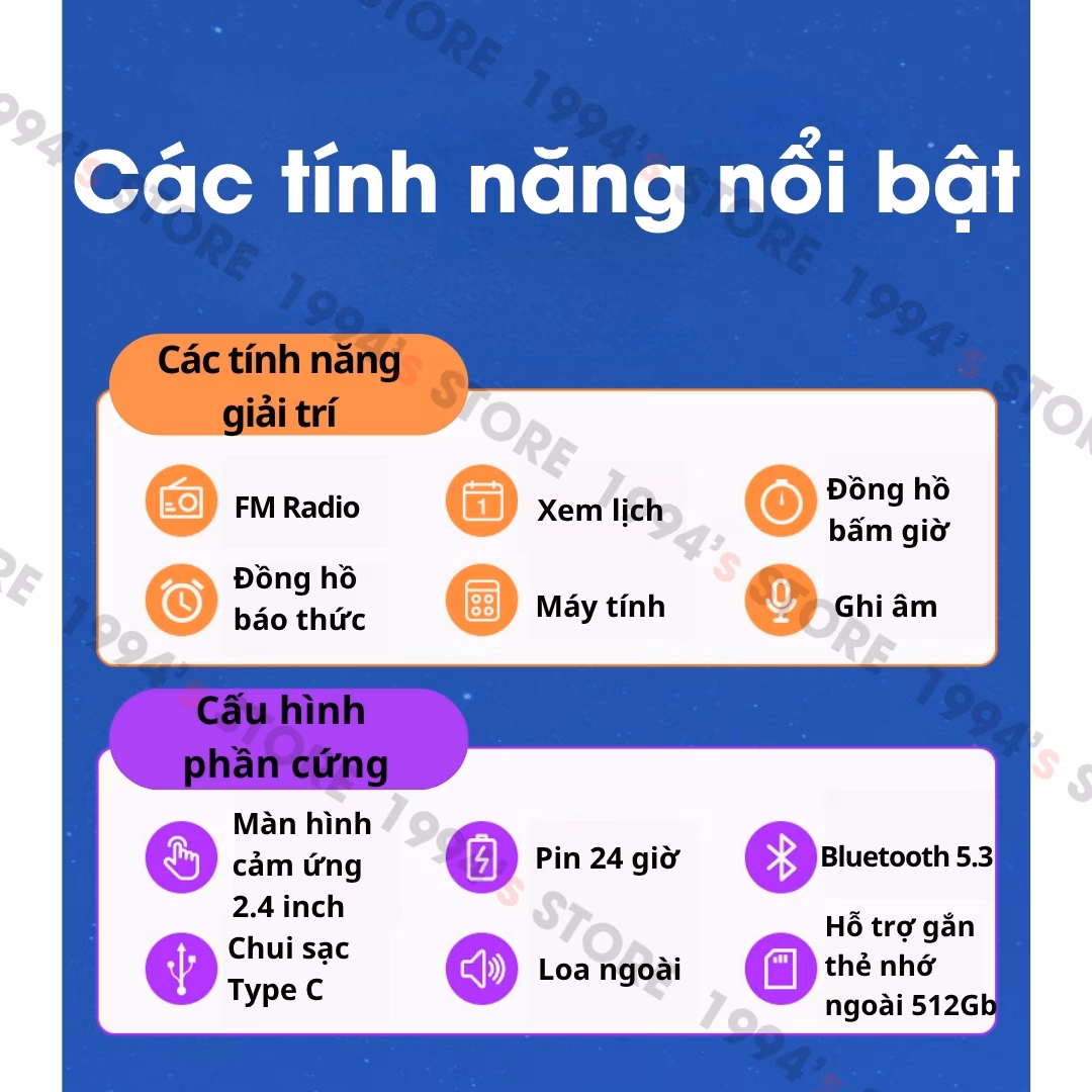 máy nghe nhạc ruizu chính hãng