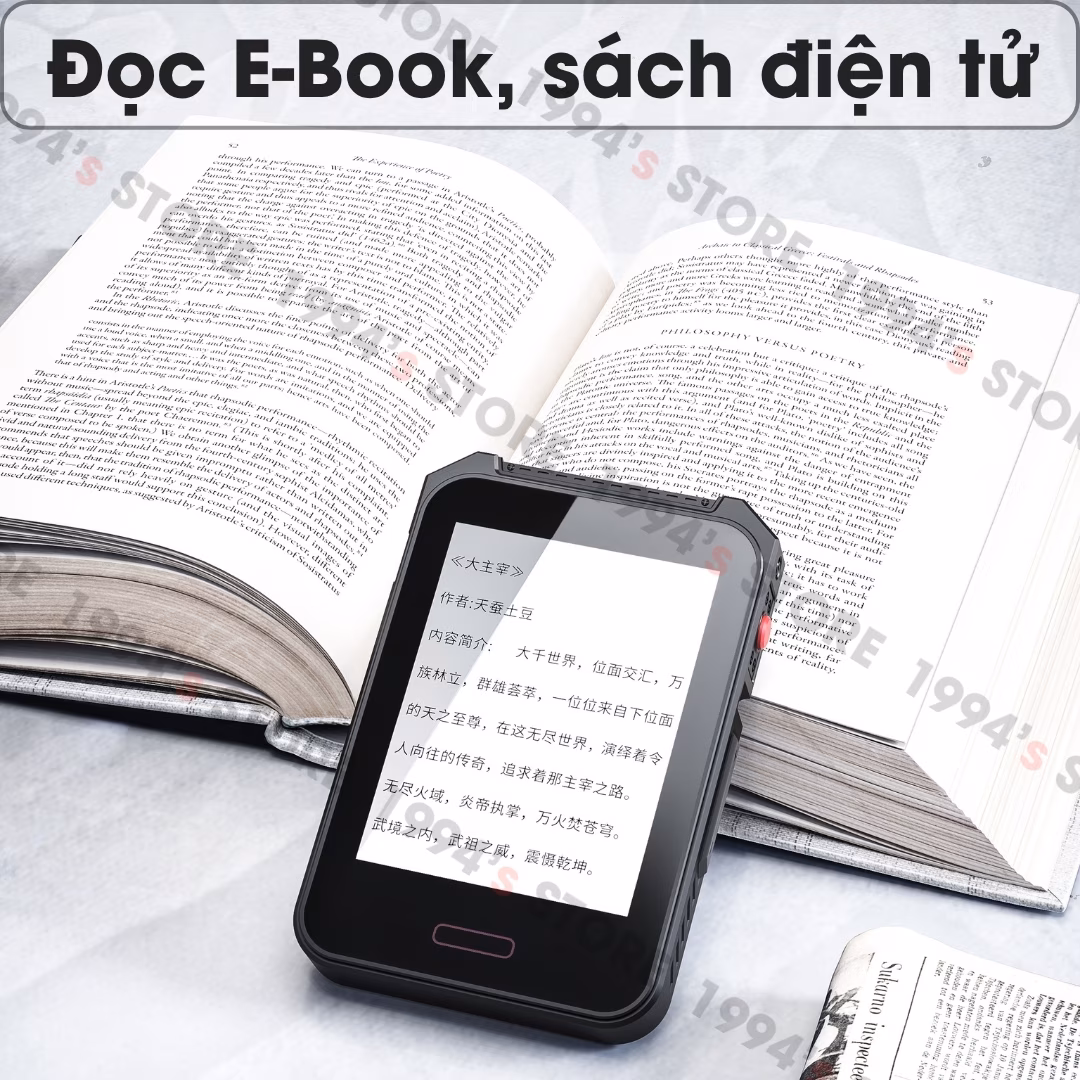 Máy Nghe Nhạc Ruizu C3 Bluetooth 5.3 Cảm Ứng - Loa Ngoài, Xem Phim, Nghe Nhạc Mp3 Cao Cấp