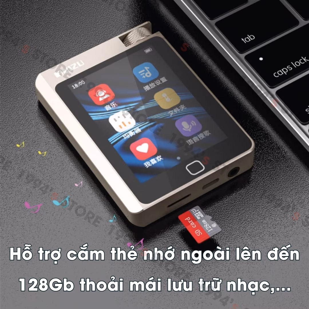 Máy Nghe Nhạc HiFi Ruizu A55 | Giải Mã DSD256 Hi-Res Audio