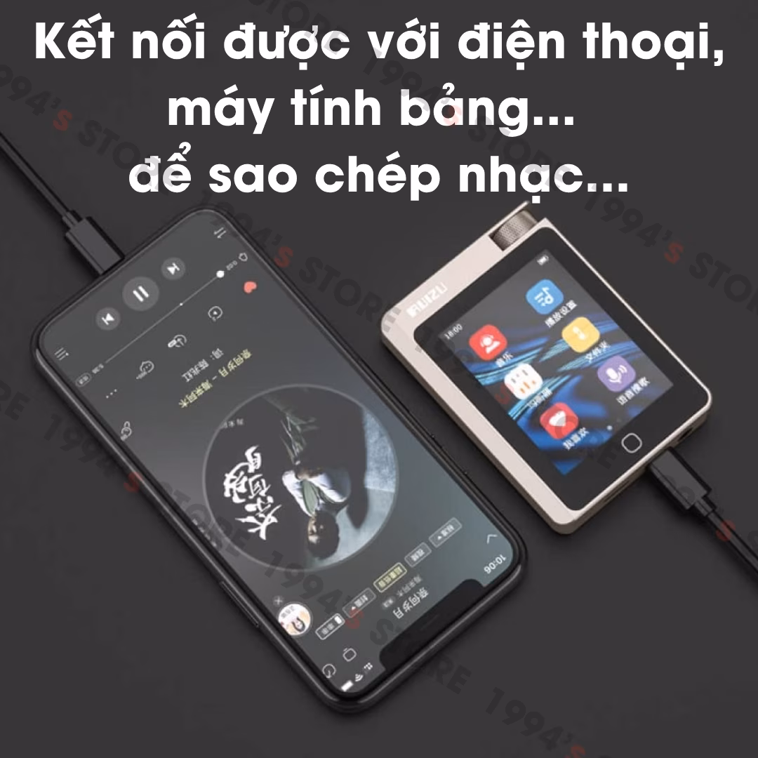 Máy Nghe Nhạc HiFi Ruizu A55 | Giải Mã DSD256 Hi-Res Audio