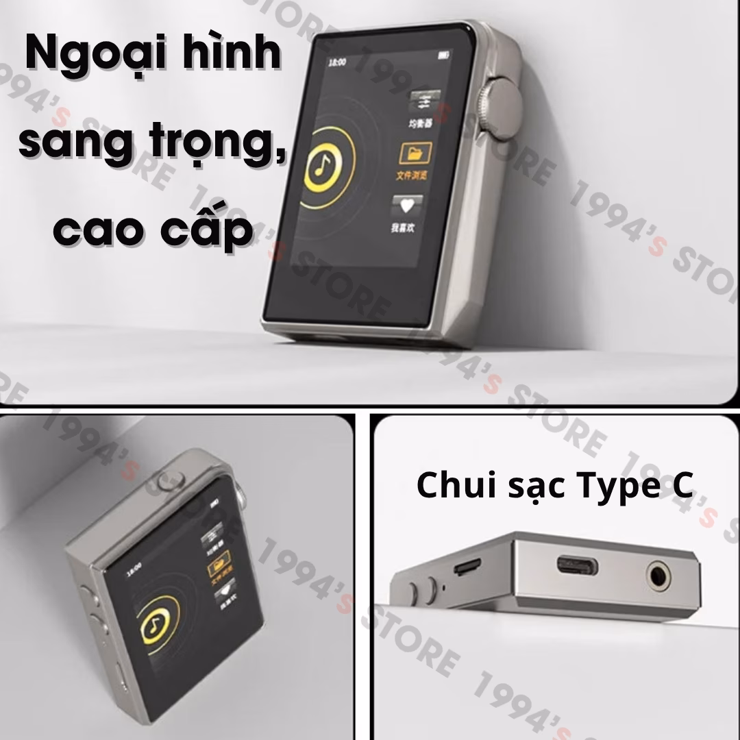 Máy nghe nhạc Ruizu có Bluetooth 5.2