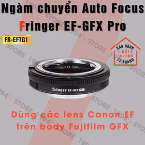 Ngàm Chuyển Fringer EF-GFX Pro (FR-EFTG1) - Tự Động Lấy Nét Canon EF Sang Fujifilm GFX Medium Format