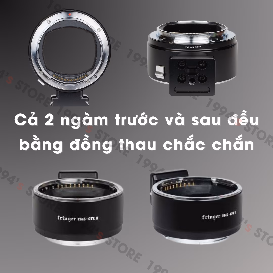 Ngàm chuyển Auto Focus Fringer C645-GFX II (FR-C6TG2) - Contax 645 sang Fujifilm GFX - Chính Hãng