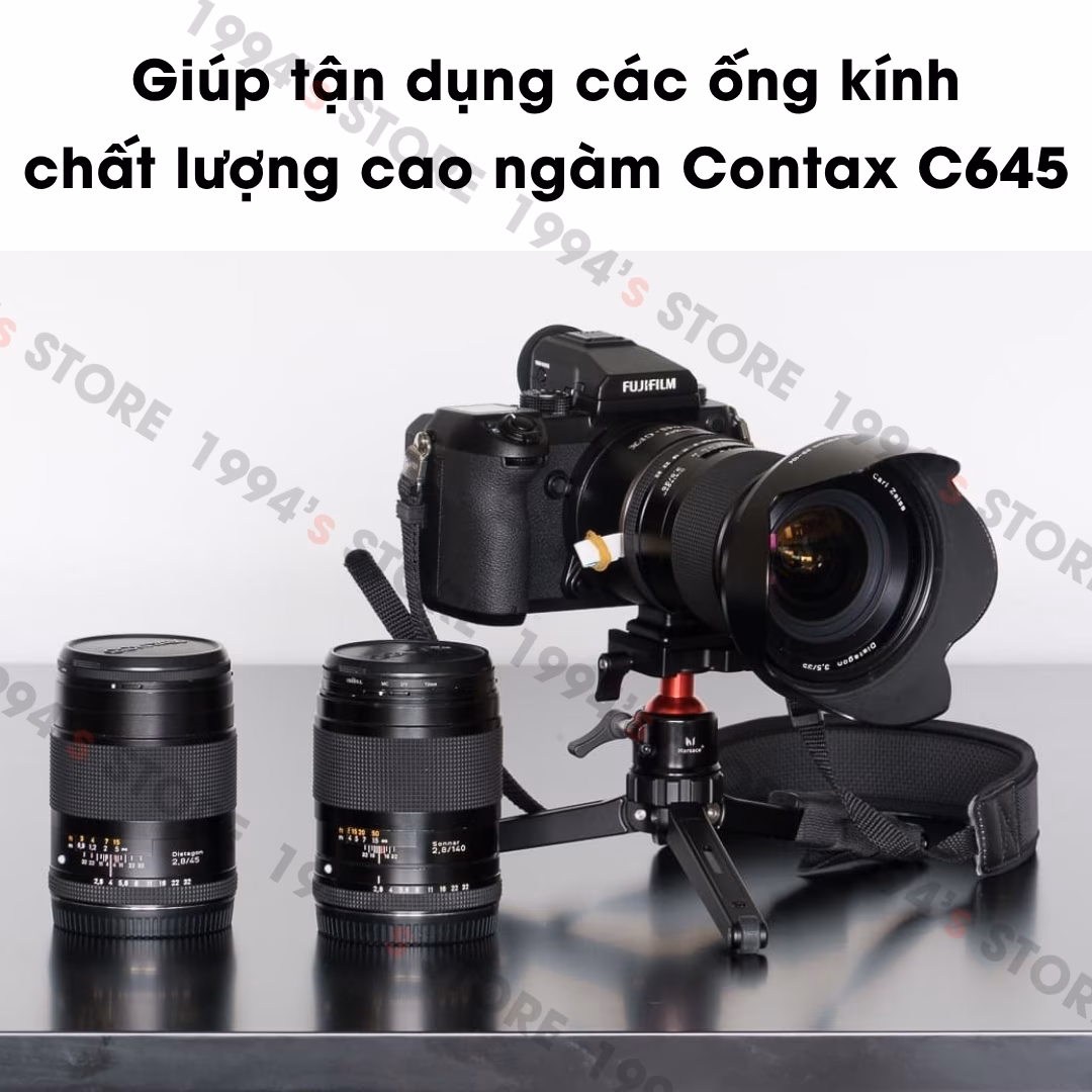 Ngàm chuyển Auto Focus Fringer C645-GFX II (FR-C6TG2) - Contax 645 sang Fujifilm GFX - Chính Hãng