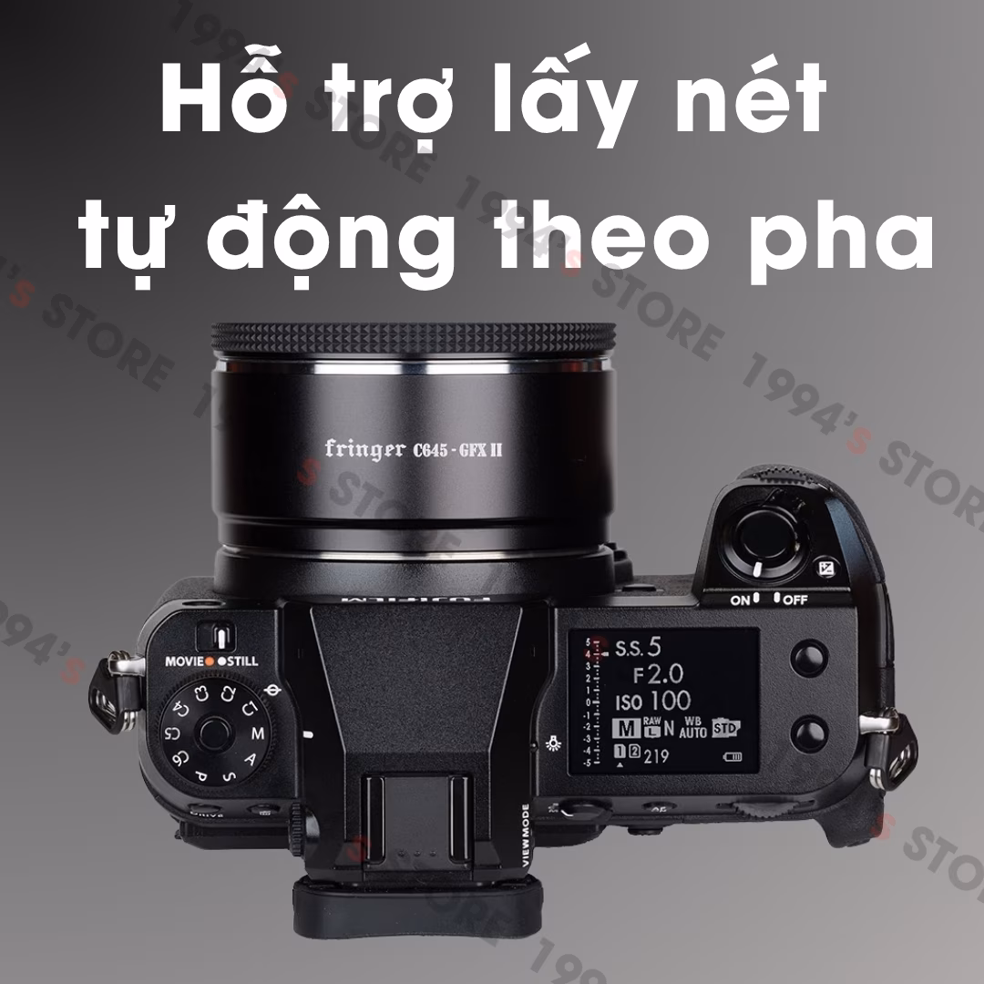 Ngàm chuyển Auto Focus Contax 645 sang GFX