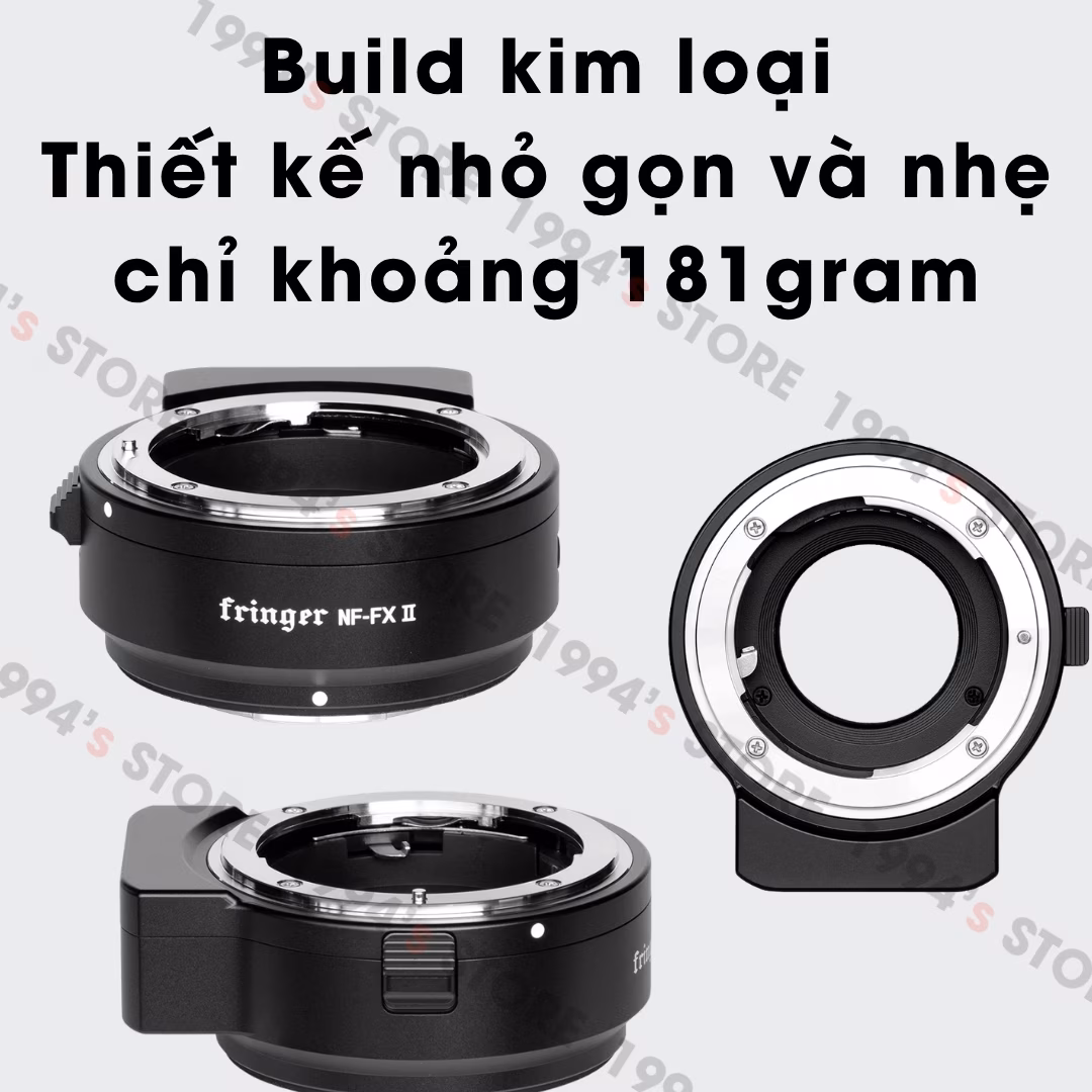 Ngàm chuyển Auto Focus Fringer NF-FXII (FR-FTX2) - Nikon F sang Fujifilm X - Chính hãng