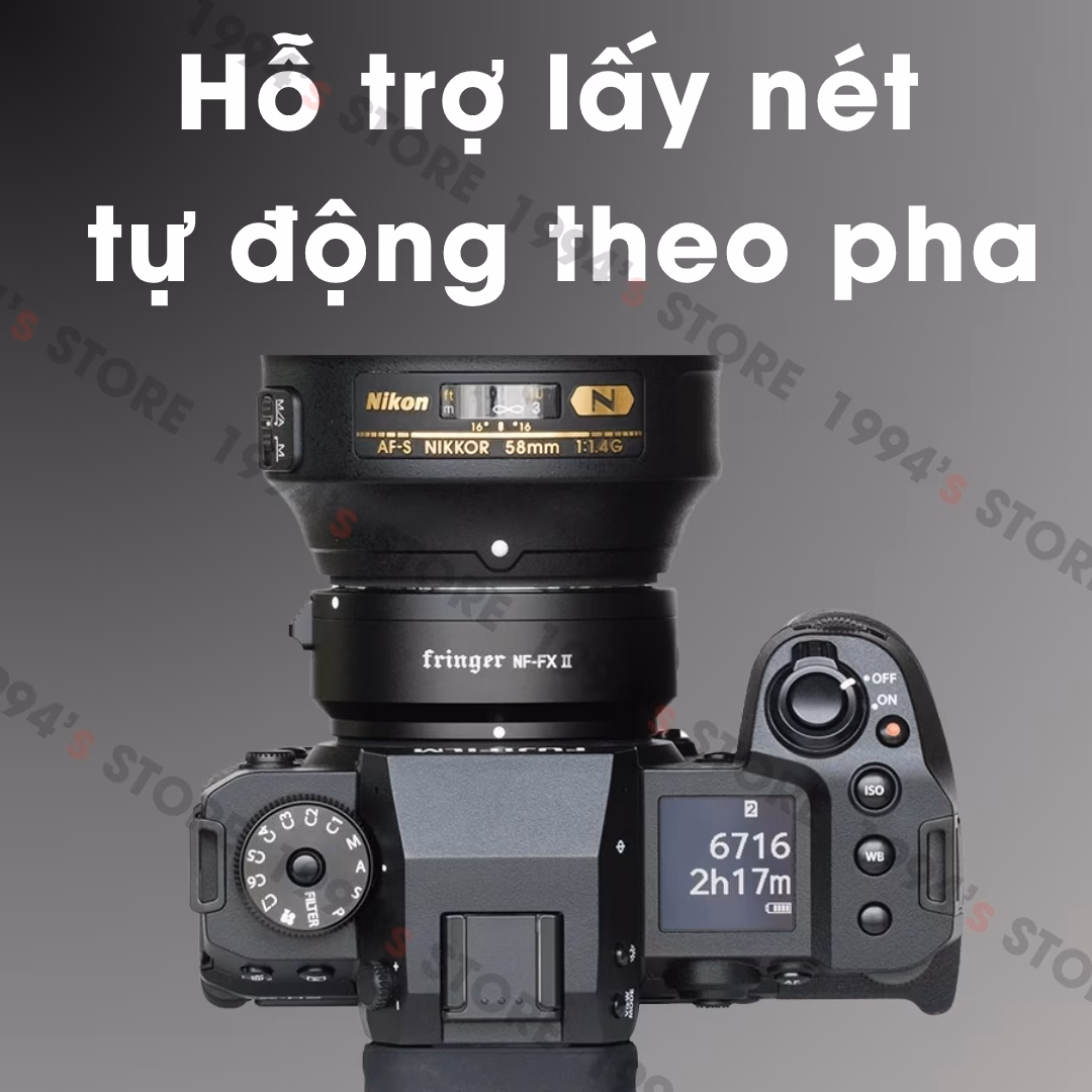 Ngàm chuyển Auto Focus Fringer NF-FXII (FR-FTX2) - Nikon F sang Fujifilm X - Chính hãng