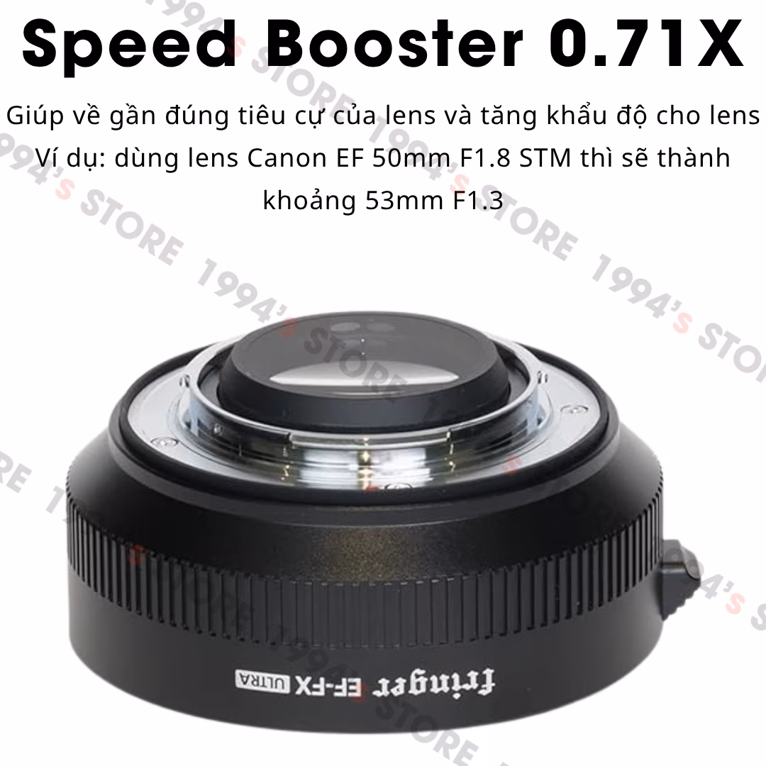 Ngàm chuyển Auto Focus Fringer EF-FX Ultra (FR-FX071) Speed Booster 0.71X - Canon EF/EFs sang Fujifilm