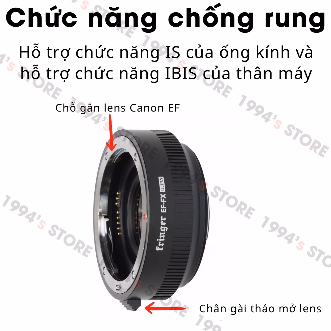 Ngàm chuyển Auto Focus Fringer EF-FX Ultra (FR-FX071) Speed Booster 0.71X - Canon EF/EFs sang Fujifilm