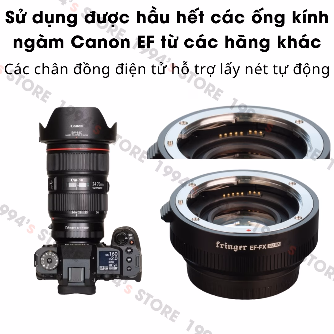 Ngàm chuyển Auto Focus Fringer EF-FX Ultra (FR-FX071) Speed Booster 0.71X - Canon EF/EFs sang Fujifilm