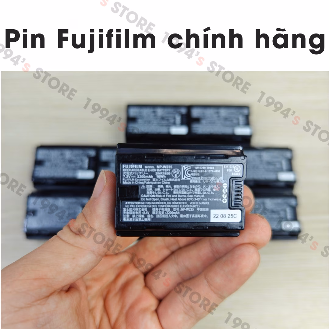 pin fujifilm np w235