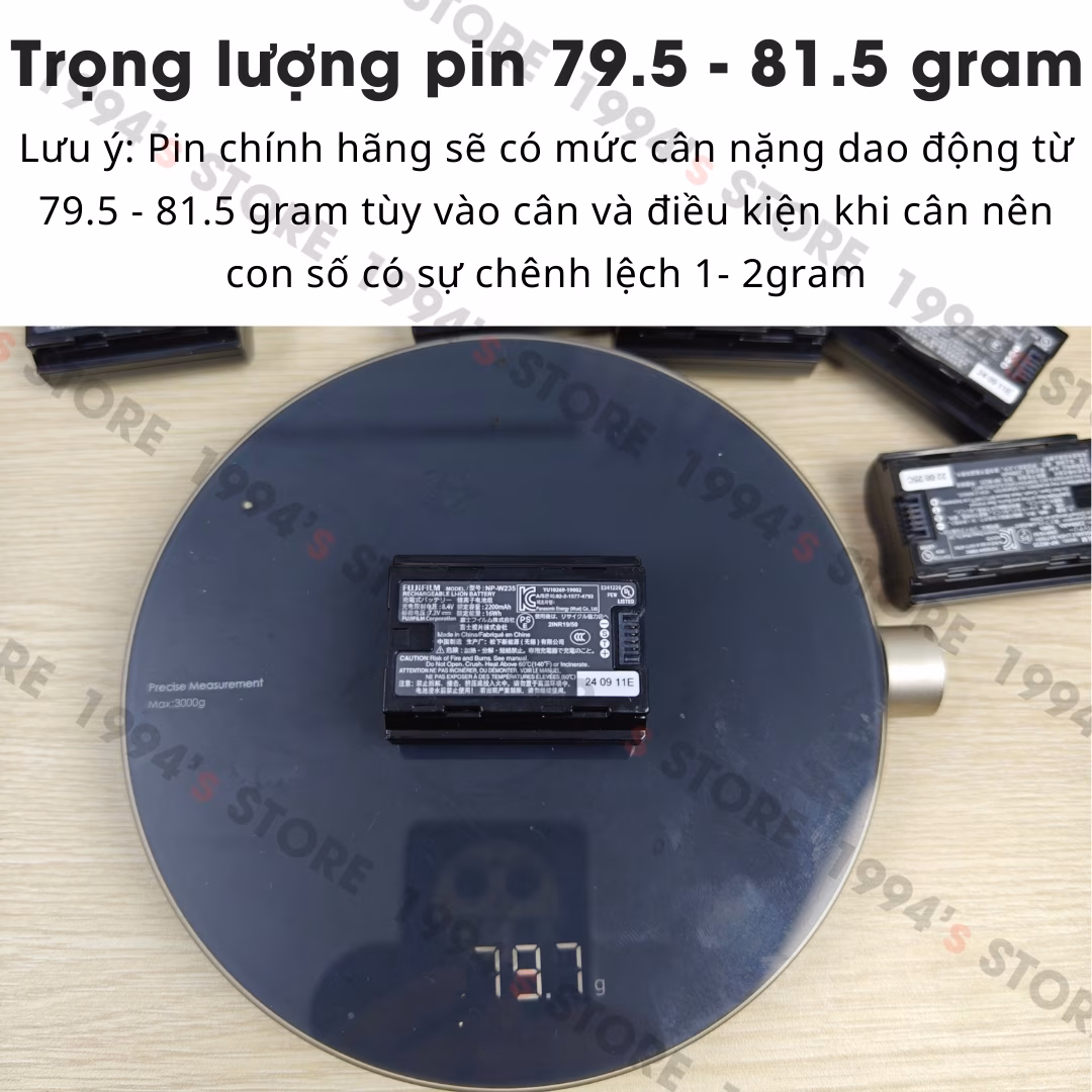 pin cho fujifilm xh2s