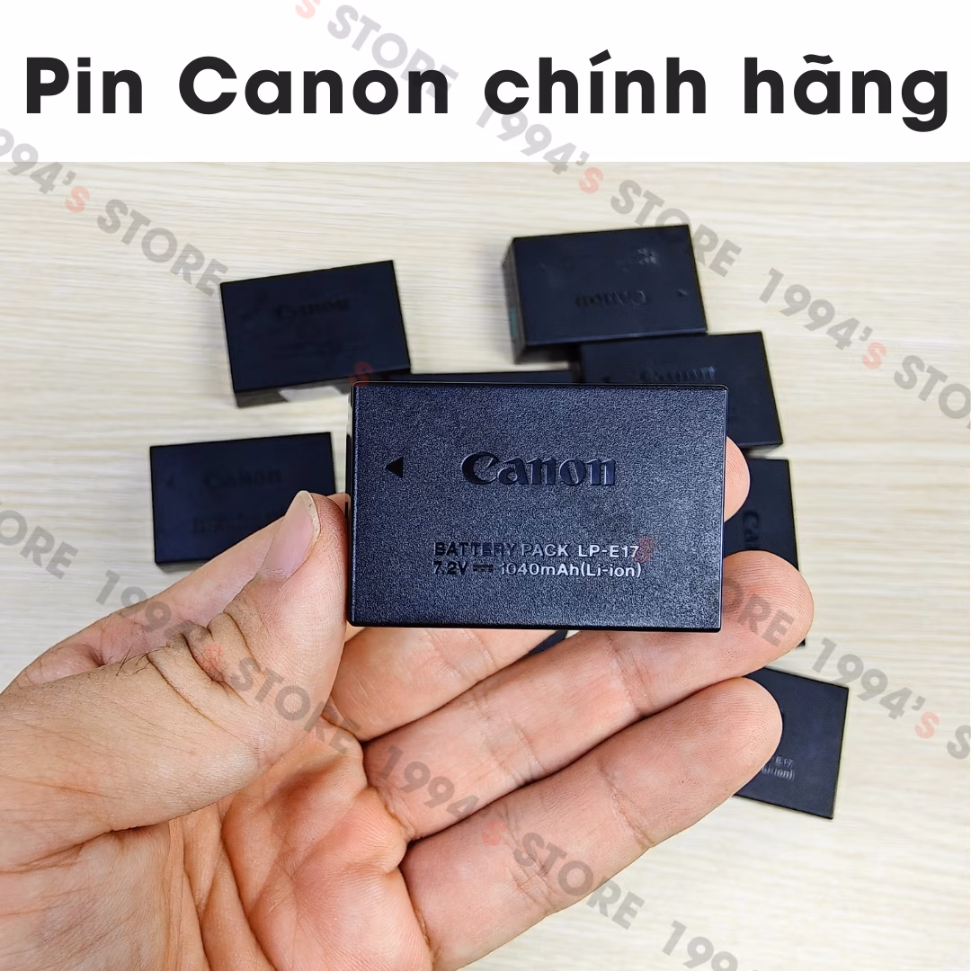 pin canon lp e17 chính hãng