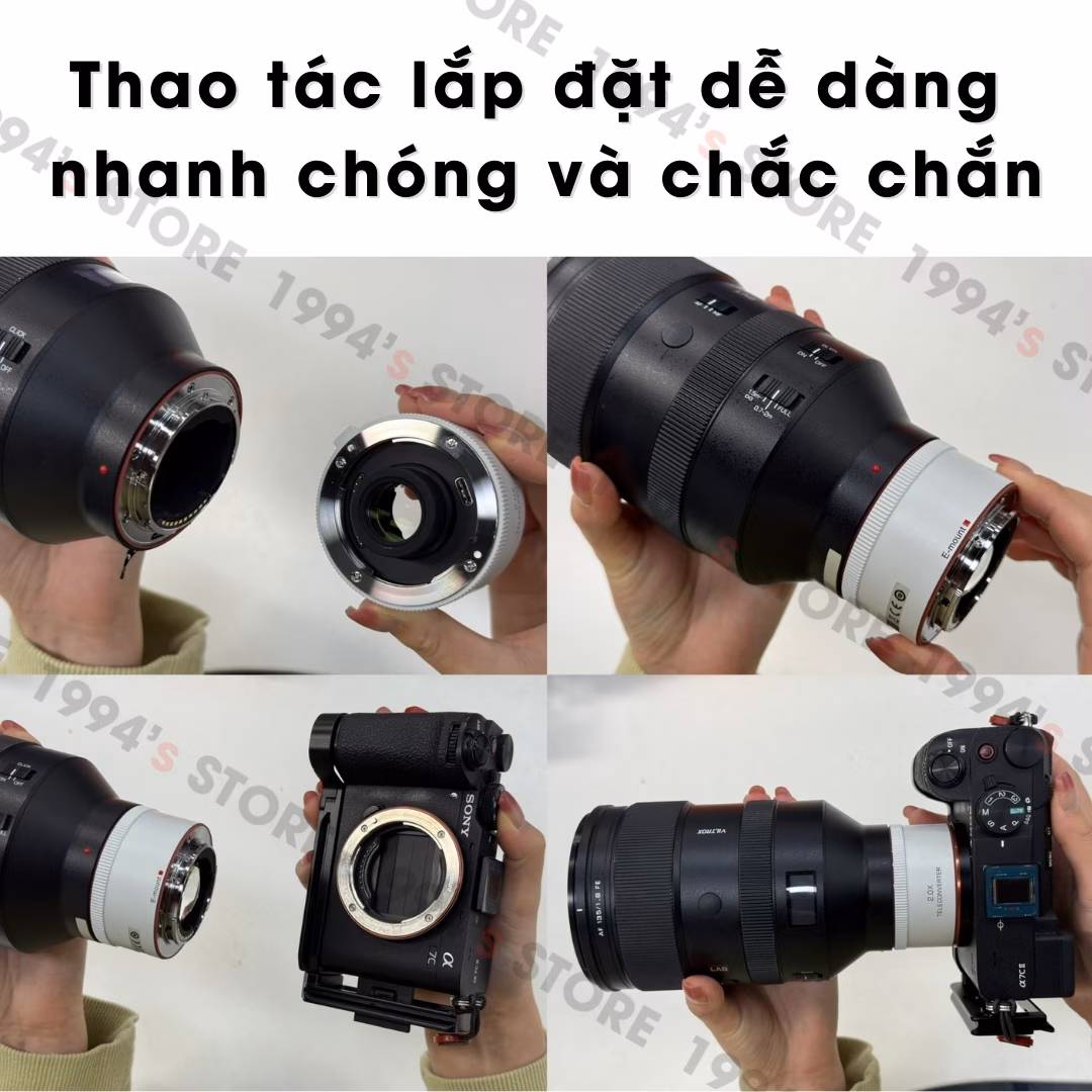 Ngàm chuyển Viltrox TELECONVERTER 2.0X giúp nhân đôi tiêu cự