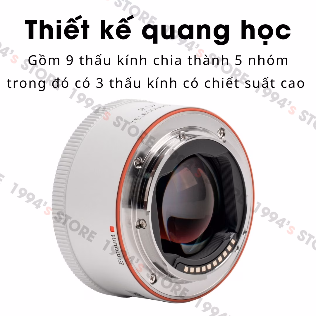 Ngàm chuyển Viltrox TELECONVERTER 2.0X giúp nhân đôi tiêu cự