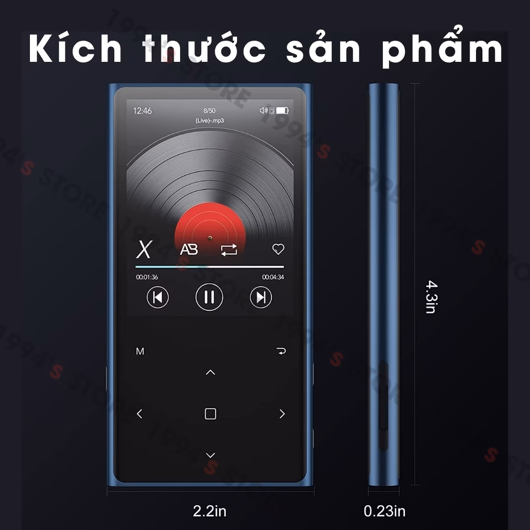 Máy nghe nhạc Benjie W02 nhỏ gọn
