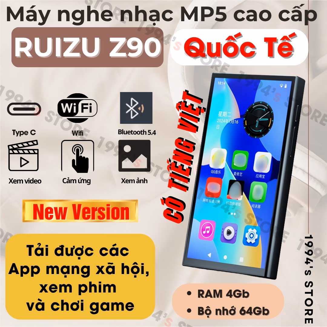 máy nghe nhạc ruizu z90