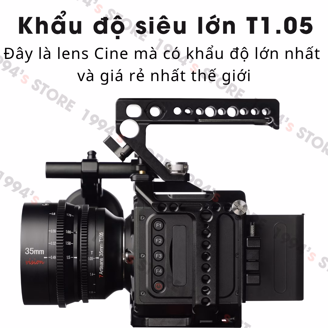 Ống kính 7Artisans 35mm T1.05 Vision Cine cho Fuji/Sony/Nikon/Canon/Leica/M43