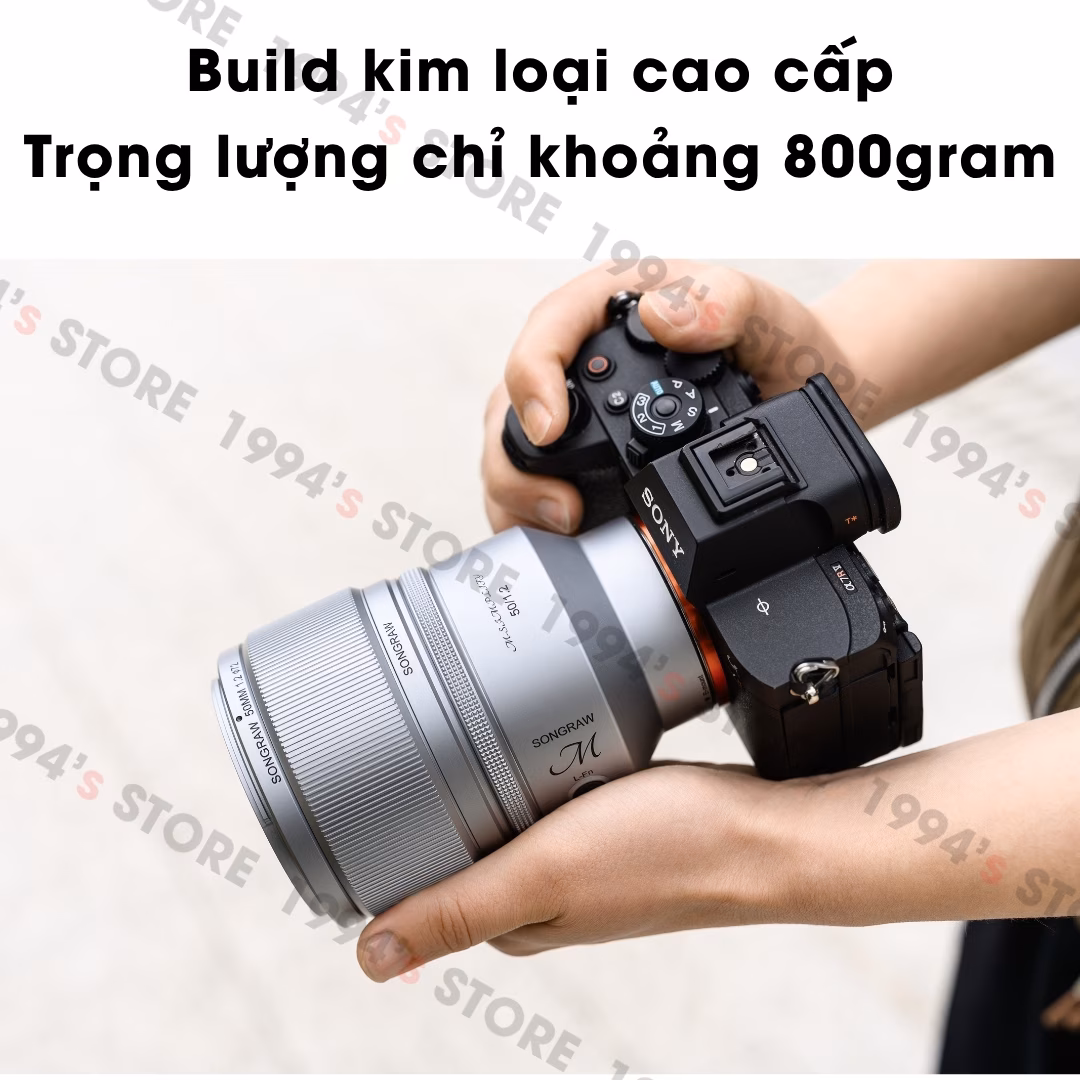 Lens 50mm F1.2 cho Sony E mount