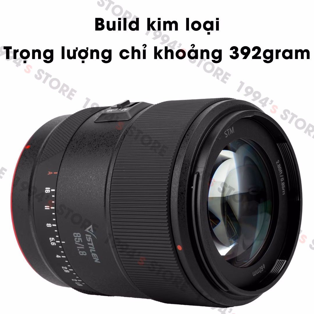 Ống kính 85mm xóa phông cho Canon