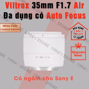 Ống kính Viltrox 35mm F1.7 Air AF White Limited Edition (Màu Trắng) cho Sony E
