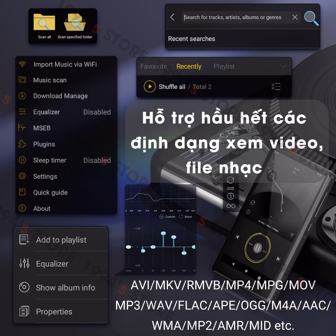máy nghe nhạc ruizu chính hãng