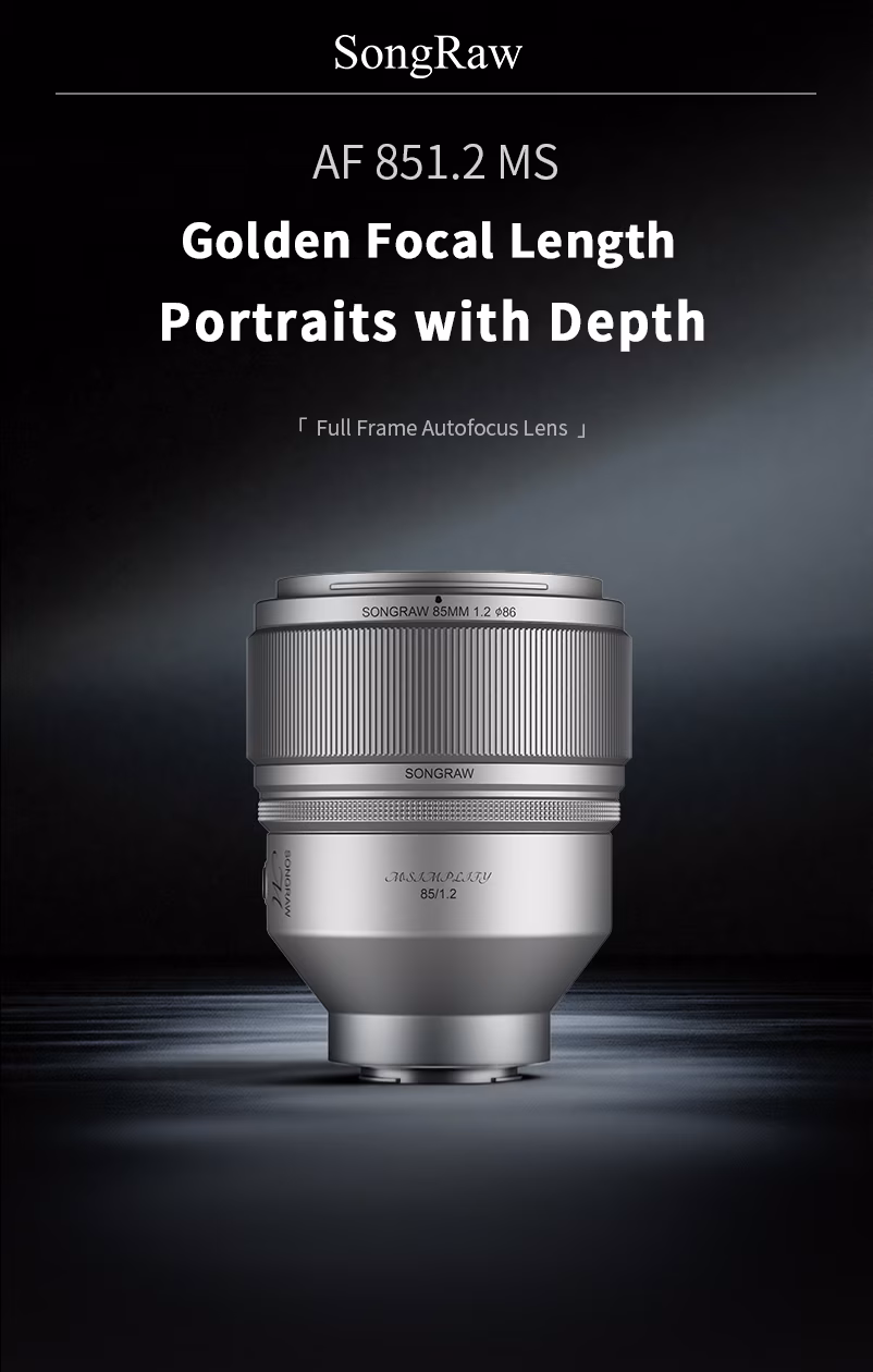 Ống kính SongRaw M-Simplify 85mm F1.2 AF Full-Frame Sony/Nikon Z/Leica L