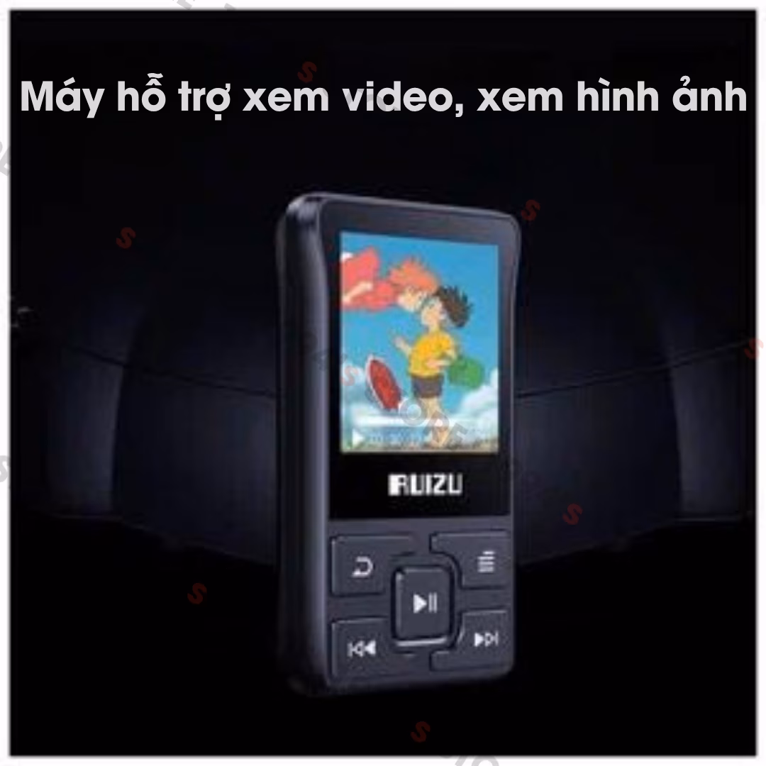 Máy Nghe Nhạc Bluetooth Ruizu X55 Thể Thao Kẹp Áo Chạy Bộ Gym 8GB