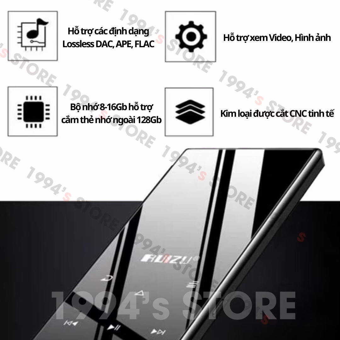 máy nghe nhạc ruizu d29 8gb