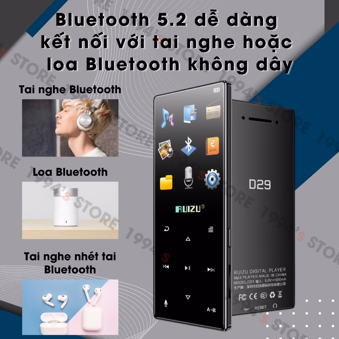 đánh giá máy nghe nhạc ruizu d29