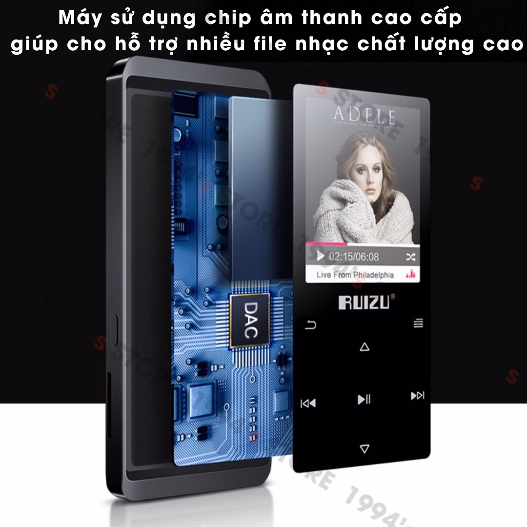 máy nghe nhạc học tiếng anh ruizu