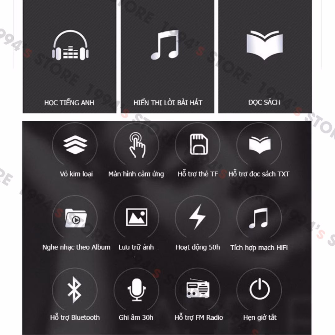 máy mp3 cho học sinh học ngoại ngữ