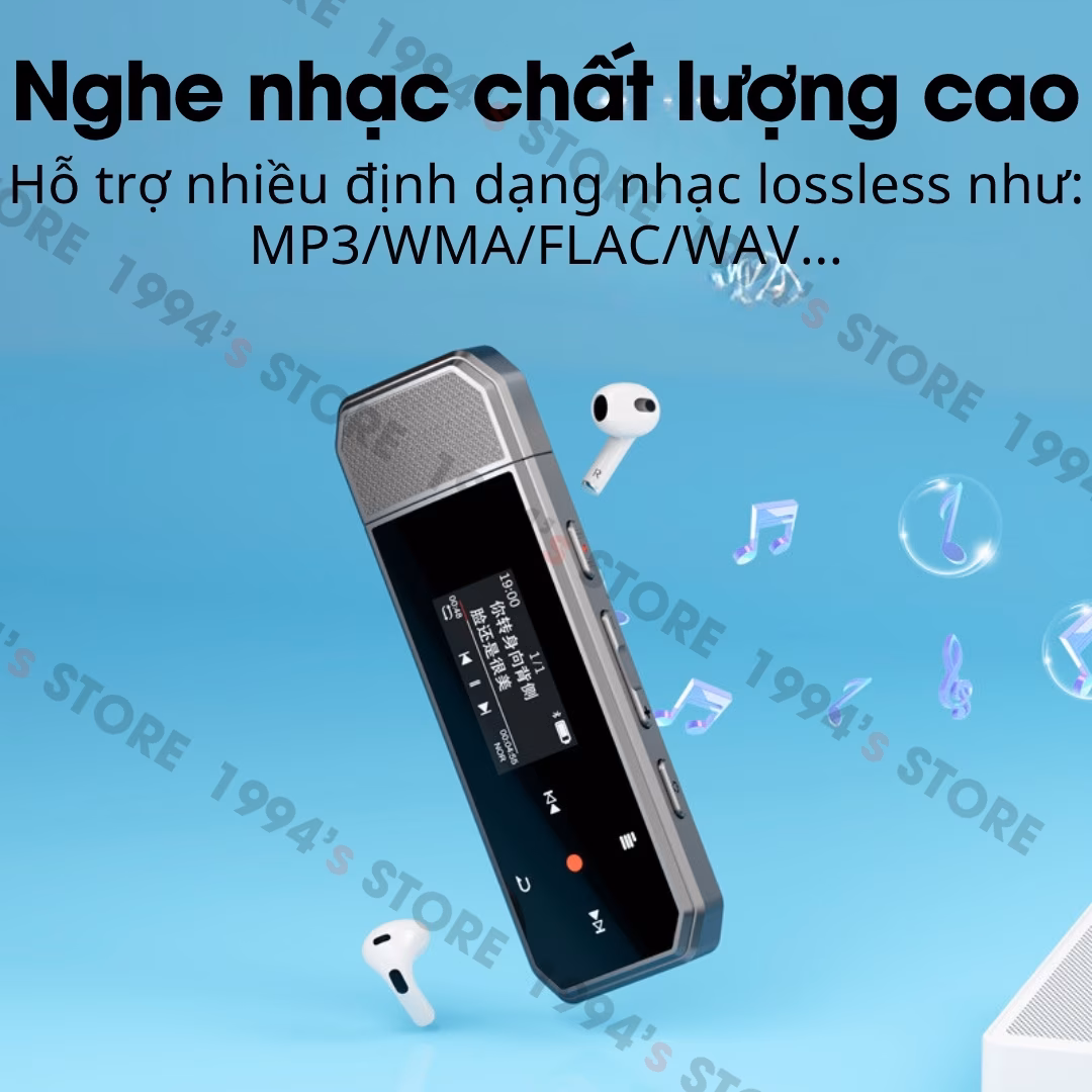 máy nghe nhạc ghi âm bài giảng