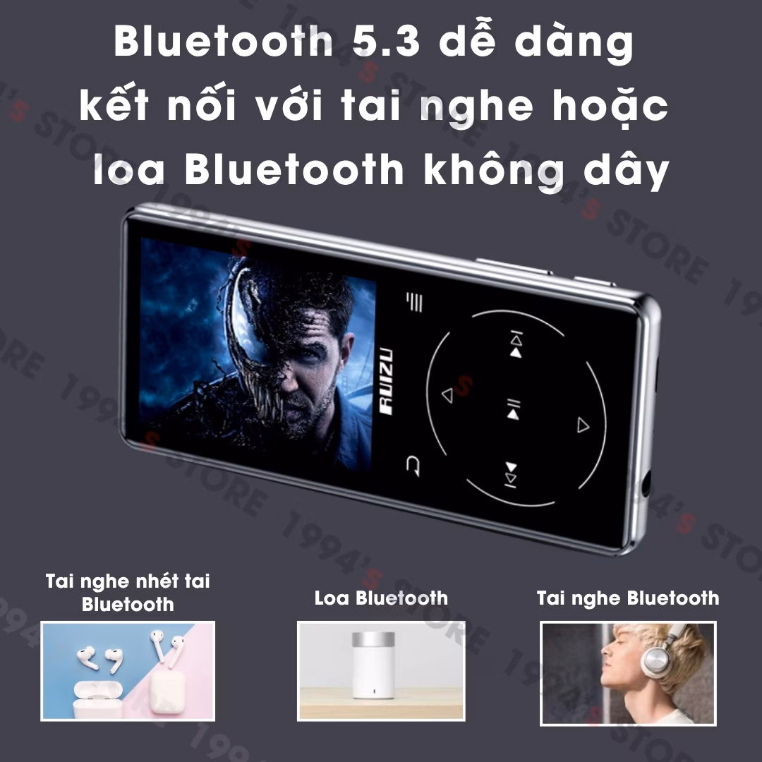 máy nghe nhạc ruizu d16 bluetooth