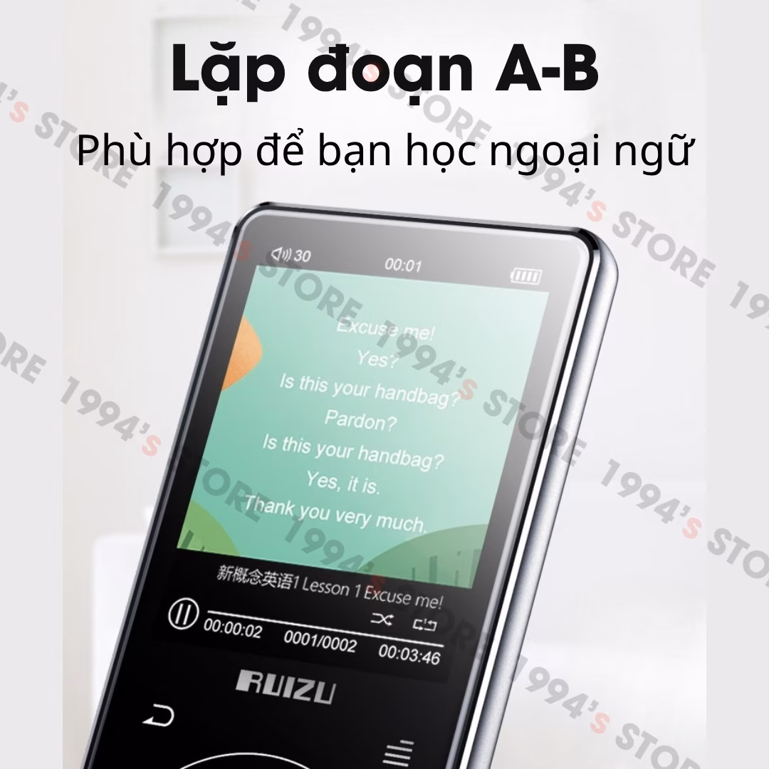 máy luyện nghe tiếng anh ruizu d16
