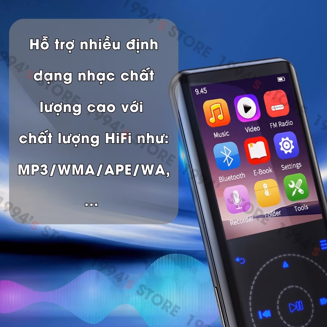 Máy Nghe Nhạc Học Tiếng Anh Ruizu D25 | Lặp Đoạn A-B, Có Loa Ngoài