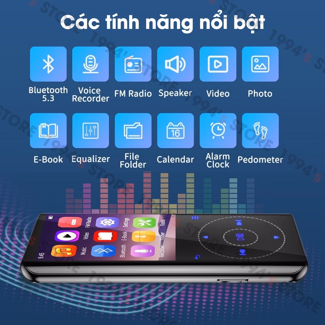 Máy Nghe Nhạc Học Tiếng Anh Ruizu D25 | Lặp Đoạn A-B, Có Loa Ngoài