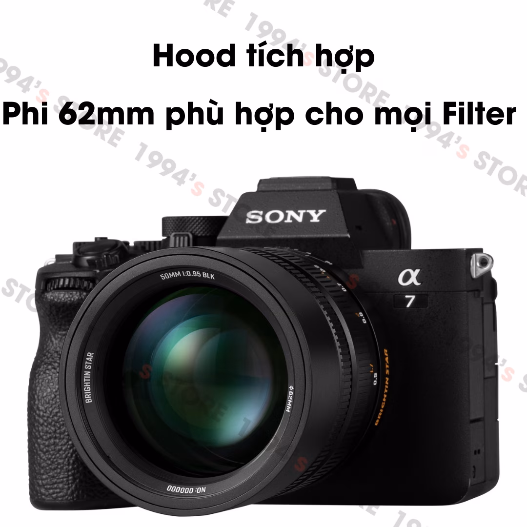 Lens chân dung xóa phông Brightin Star 50mm