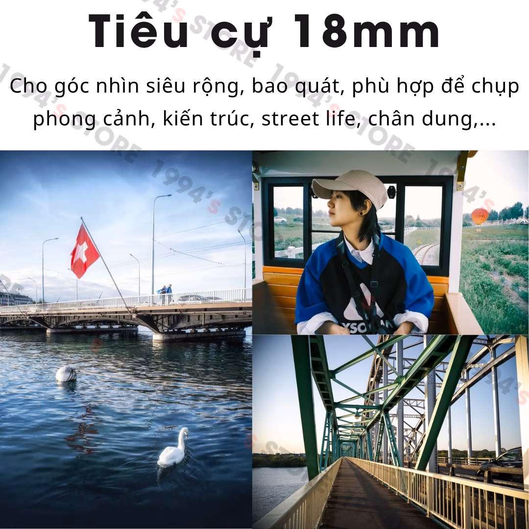 Ống kính SG Image 18mm F6.3 APS-C Ultra Slim Pancake Sony E/Fujifilm X/Nikon Z/M43 - Chính Hãng