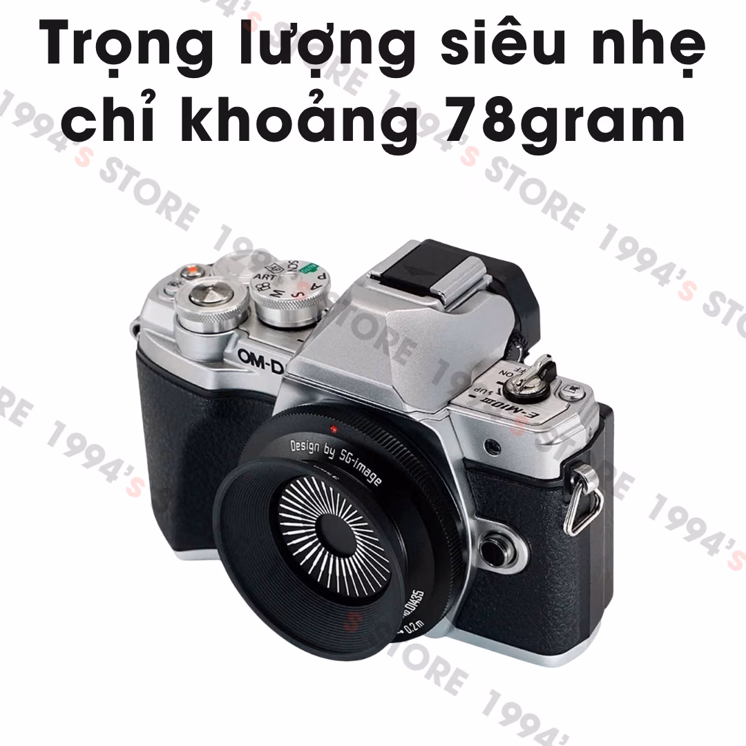 Ống kính SG Image 18mm F6.3 APS-C Ultra Slim Pancake Sony E/Fujifilm X/Nikon Z/M43 - Chính Hãng