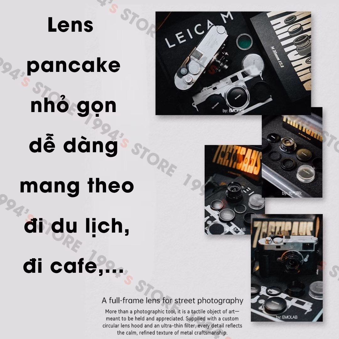 Ống kính 7Artisans 35mm F2.8 super mini