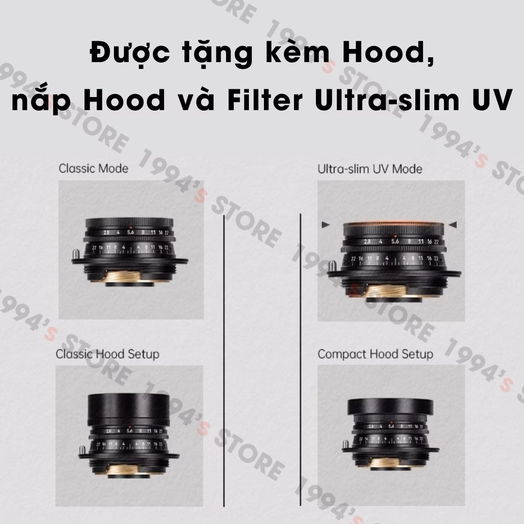 Ống kính pancake 35mm F2.8 siêu nhỏ gọn